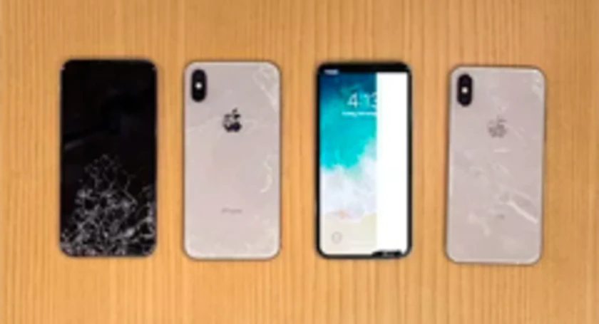 Broken iphone x