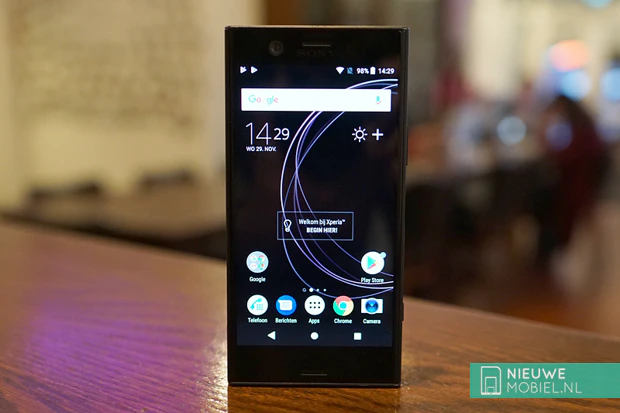Sony Xperia XZ1 Compact voorzijde Sony Xperia XZ1 Compact voorkant