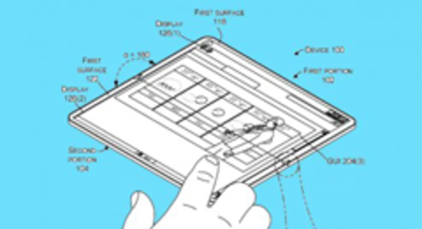Microsoft hinge patent