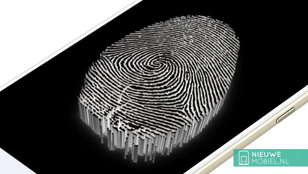 Vingerafdrukscanner in beeldscherm