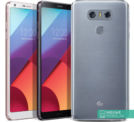 LG G6 kleuruitvoeringen