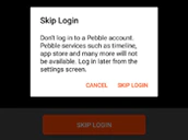 Pebble Skip Login