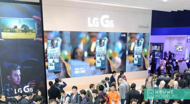 LG G6 tijdens het MWC