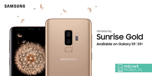 Samsung Galaxy S9 in Sunrise Gold