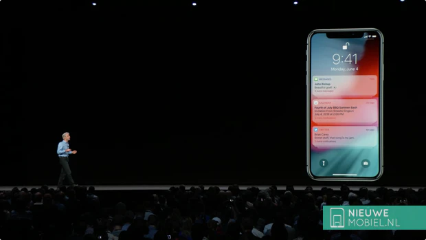 iOS 12 grouped notifications