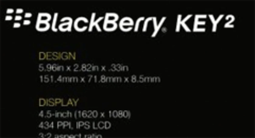 Bb key2 specs evleaks