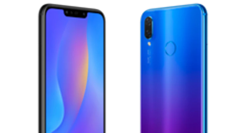 Huawei p smart plus black irispurple