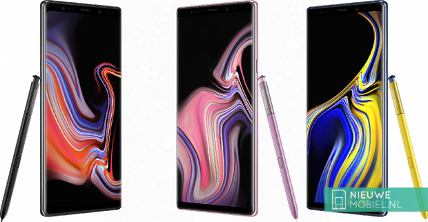 Samsung Galaxy Note 9 kleuruitvoeringen