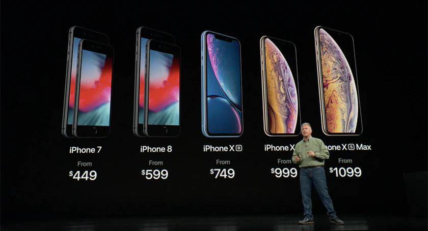 Apple iphone xs prijzen