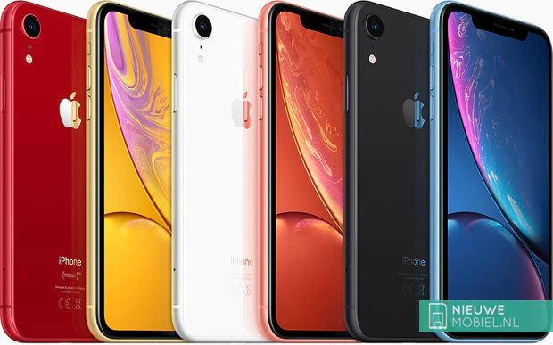 Apple iPhone XR kleuruitvoeringen