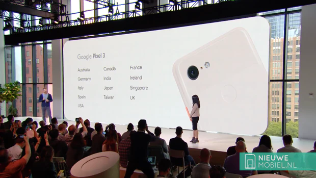 Google Pixel 3 in welke landen