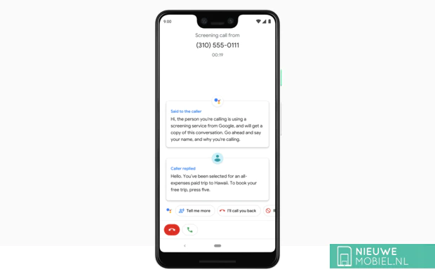 Google Call Screen