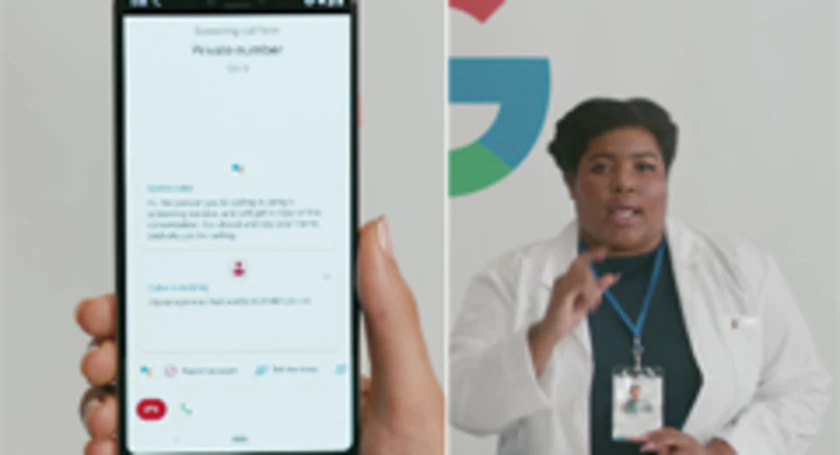 Google call screen demo