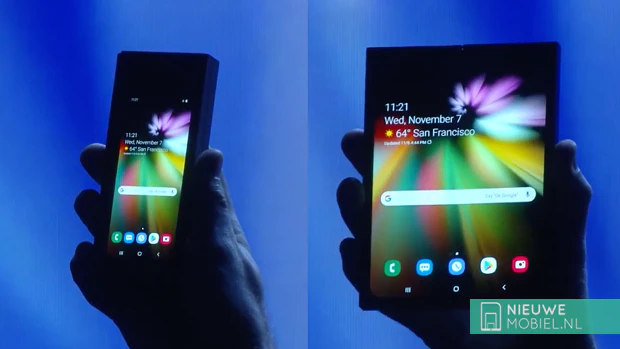 Samsung vouwbare Galaxy met Infinity Flex Display