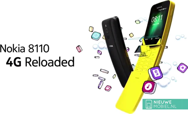 Nokia 8110 4G met WhatsApp Nokia 8110 4G met WhatsApp
