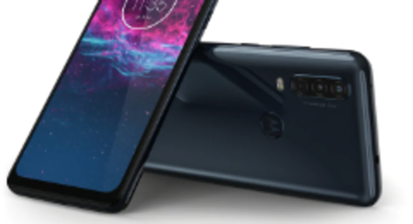 Motorola one action denim blue detail
