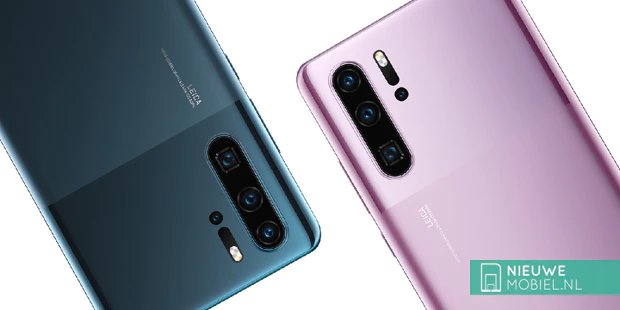 Huawei P30 Pro Mystic Blue en Misty Lavender