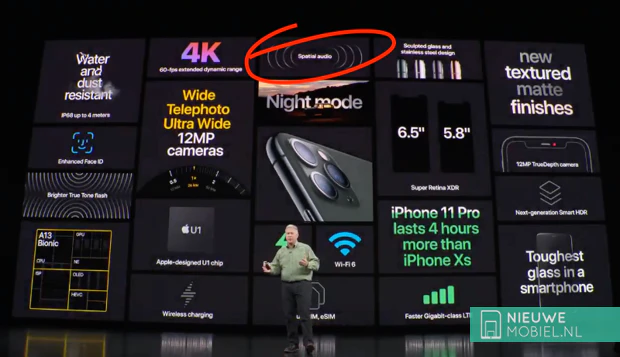 Apple Keynote Spatial Audio