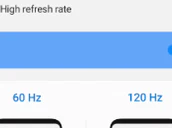 Samsung High Refresh Rate