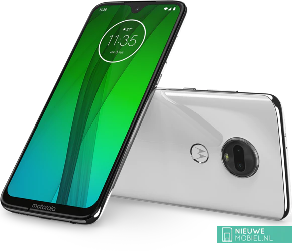 Motorola Moto G7 in het wit