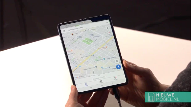 Samsung Galaxy Fold Google Maps