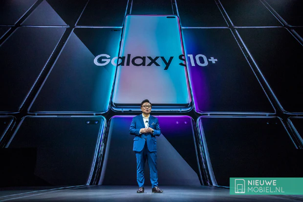 Samsung Galaxy S10 tijdens Unpacked Samsung Galaxy S10 tijdens Unpacked