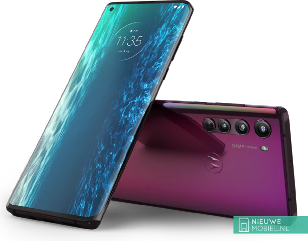 Motorola edge in Midnight Magenta Motorola edge in Midnight Magenta