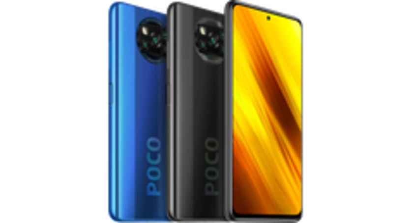 Poco x3 nfc blue grey