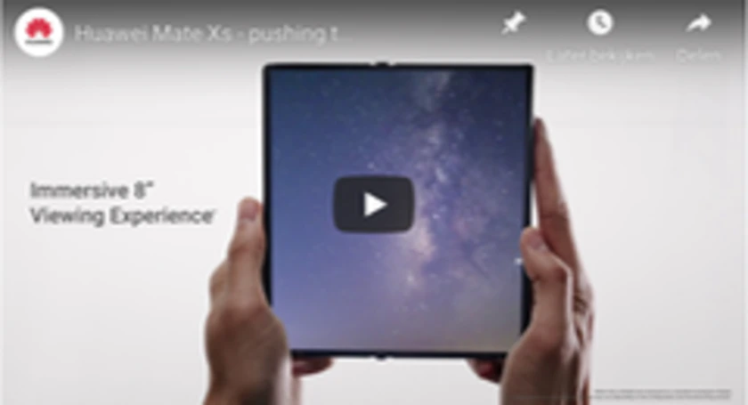 Huawei mate xs video