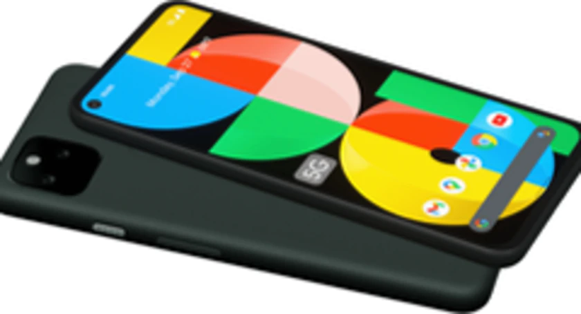 Pixel 5a 5g mostly black