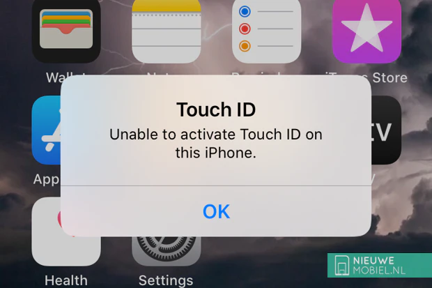 Unable to activate Touch ID
