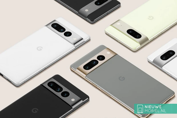 Google Pixel 7 y Pixel 7 Pro durante el Google I/O 2022