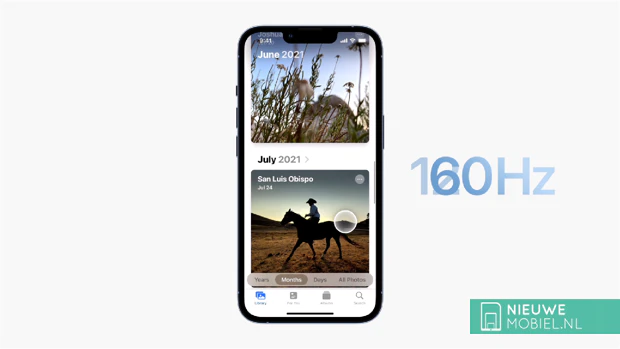 iPhone with ProMotion display iPhone with ProMotion display