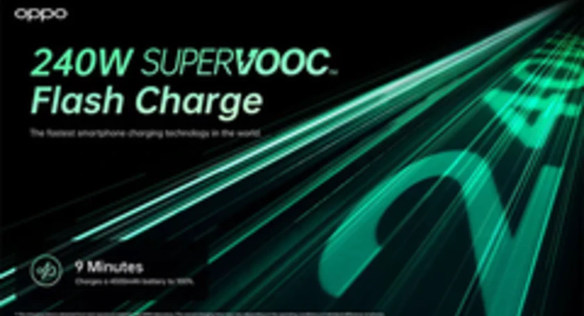 Oppo 240w supervooc fast charge