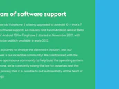 Fairphone 2 7 Years Software Support
