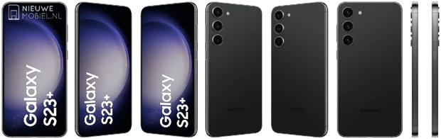 Samsung Galaxy S23 Plus press material in Phantom Black