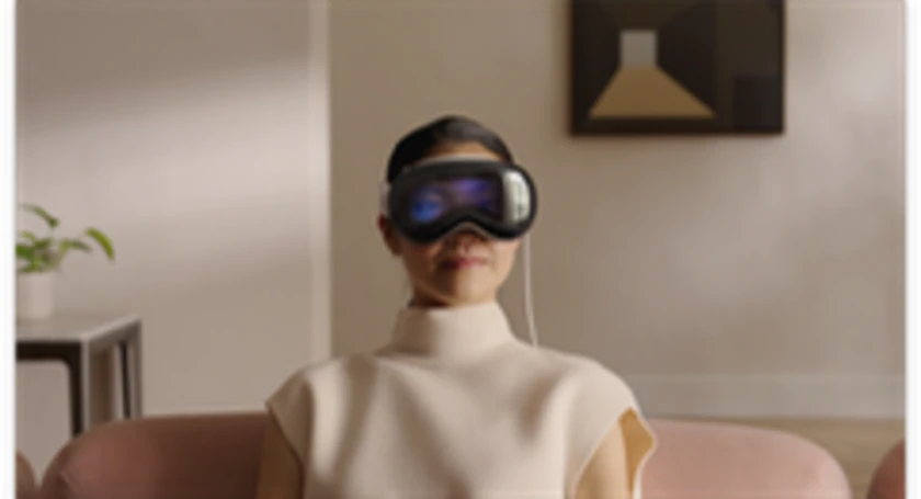 Apple vision pro woman