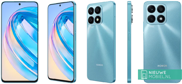 Honor 100MP phone in a blue color
