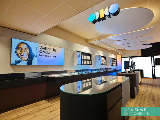 Inside of an Odido Retail Shop