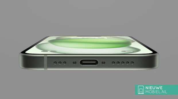 iPhone 15 with USB C port