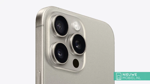 Apple iPhone 15 Pro Max in Natural Titanium color