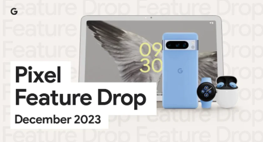 Pixel feature drop december 2023