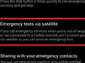 Samsung Emergency Texts Via Satellite