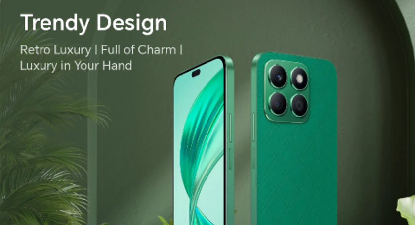 Honor x8b trendy design feature