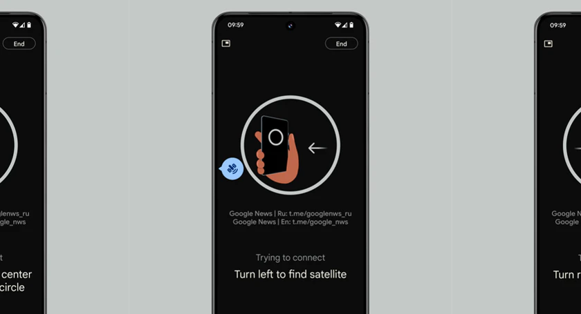 Google pixel satellite sos screenshot