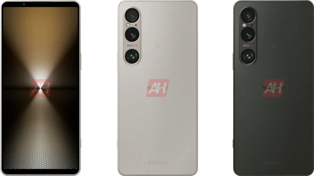 Sony Xperia 1 VI front and back in two colors