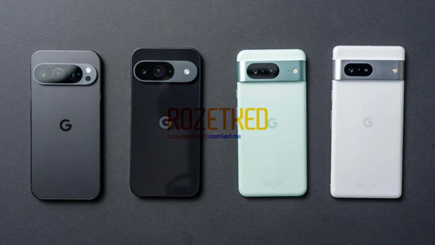 Photo showing the Google Pixel Family