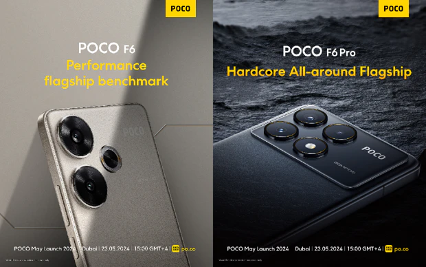 Launch of POCO F6 and F6 Pro announced Launch of POCO F6 and F6 Pro announced