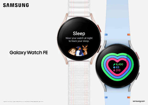 Samsung Galaxy Watch FE in two colors