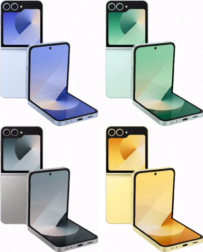 Samsung Galaxy Z Flip 6 in four colors